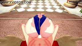 Artoria pendragon's 3d anime boobjob titjob in fate zero fantasy