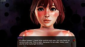 Older Step Sister Teases in Porn Game