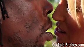 This bisexual slave is humiliated by his femdom mistress with a big black cock