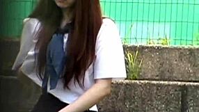 Public masturbation in the city at night