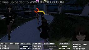 Are you watching Sereka-san masturbate in her naked coat outdoors without getting caught?