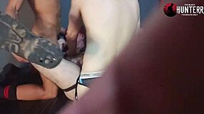 Gayamateur party with a gangbang and one person who is not participating