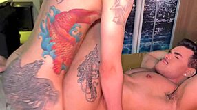 Gay porn with bodybuilder Tiago ga�cho in hardcore scenes