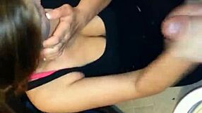 She sucks cock in this blowjob video