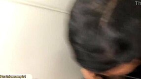 Blowjob in Construction Site Toilet Stalls