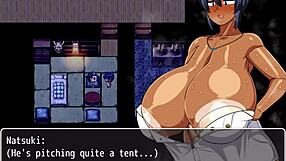 Steamy 3D hentai game with tanned beauty Natsuki