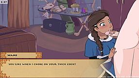 watch this sloppy blowjob in 4 elements trainer