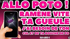 Will you open wide for your buddy turned daddy in this French gay domination audio?