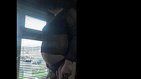 Bisexual crossdressers milk cows in public