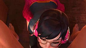 school-girl d va sucking cock and getting facial, what do you think?