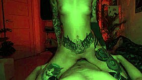 Beautiful brunette gets deepthroat and rides hard in hot scene