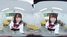 Classroom confession turns wild: Senpai, I love you, I'll do ANYTHING! Ordered naughty acts like a king!