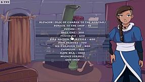 watch this sloppy blowjob in 4 elements trainer