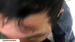 Blowjob in Construction Site Toilet Stalls