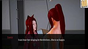 Big Tits Anime Girl In Family Game