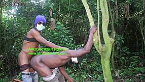 Hot fuck in the woods between two straight tourists?