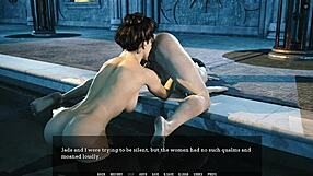 Lesbian sex and fucking in 3d cartoon game tales from the unending void 31