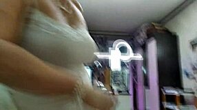Married couple enjoys deepthroat and dildo play together