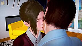 Ride Monster Cock In This Hentai Family Game?