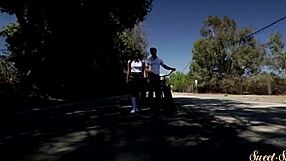 teen 18+ bent over, pussy banged by teacher in taboo fantasy oral session