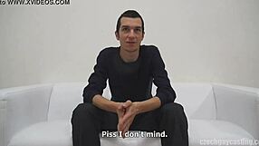 The story of David 3488 in Czech gay casting sucking and fucking