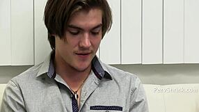 therapist suggests he fucks his stepmom in a group threesome at the office to overcome chronic masturbation