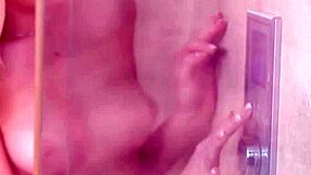 Girlfriend in lobby gets sucked by hot blonde masseuse