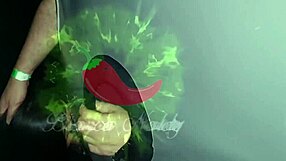 latina brunette in doggystyle with big cock and monster cock in swing glory hole