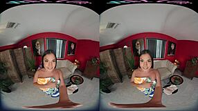 Damn! Sexy Columbian Babe Drills Her Ass with Toy in VR
