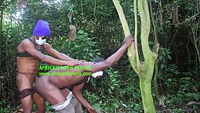 Hot fuck in the woods between two straight tourists?