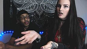 kinky camgirl alace amory vlogs cuckolding reality with tattooed sub