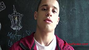 Reality gay POV video with big cock action outdoors