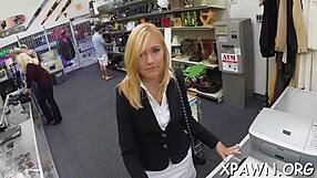 Real sex with a girl who gives a blow job and gets naked