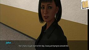 gorgeous brunette katie performs deepthroat scene