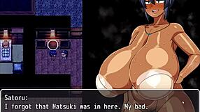 Steamy beach massage in Tanned Natsuki hentai game episode