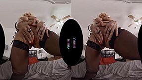 vrallure mistress mommy guides you with big tits in solo play