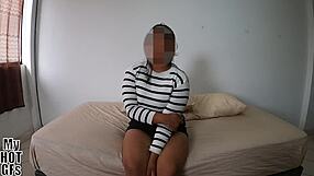 xiomara viene a un casting porno y termina con la cara llena de lechita