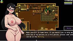 Lost Lagoon Harem Hentai Game Episode 4: Sexy Nurse Performs Naked Examination On Male For First Time With Huge Tits