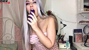 Young woman’s self pleasure after the club – homemade video
