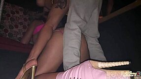 Solo Latina star gets a big cock surprise at night club