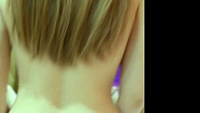 How Does The Guy Treat The Young Russian Blonde?