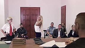 In XXX Justice, The Judge Orders Hot Group Sex And Double Penetration Treatment.