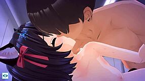 just chillin’ with shangri-la drive, koharu ssr shows off her side position skills, ya know?