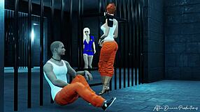 Double Trouble In Prison With Anal And Cumshots