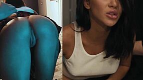 Bad girl Katrin Tequila spanked horny