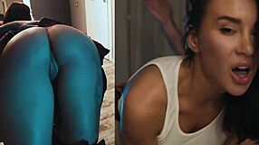 Bad girl Katrin Tequila spanked horny