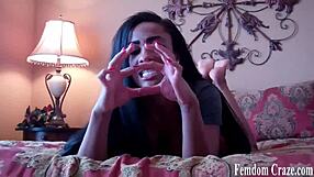 Mistress Dominates Slave in POV BDSM Session, Making Him Her Bitch