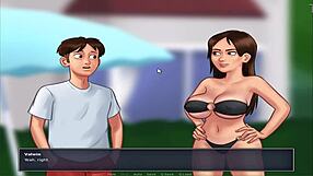 Summer time saga unc part 24: The animated hentai game with ecchi elements