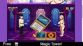 Exploring The Magic Tower In An Anime Game