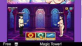 Exploring The Magic Tower In An Anime Game